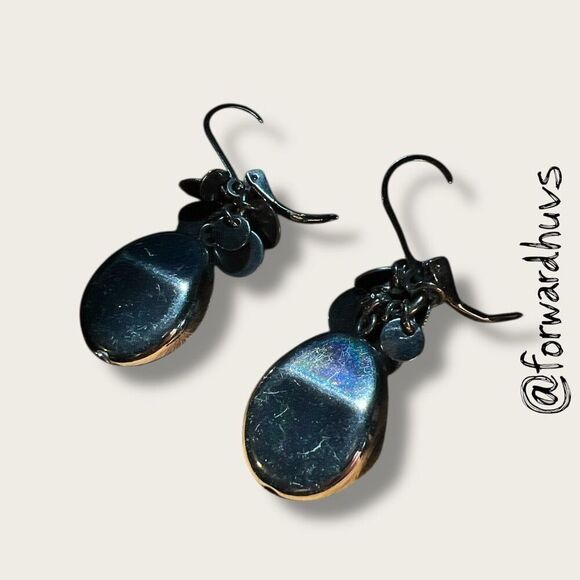 Bundle Sale 3 for $15 | Silver Tone Dangle Earrings with Tassel Beads – 1 3/4” - Picture 4 of 7